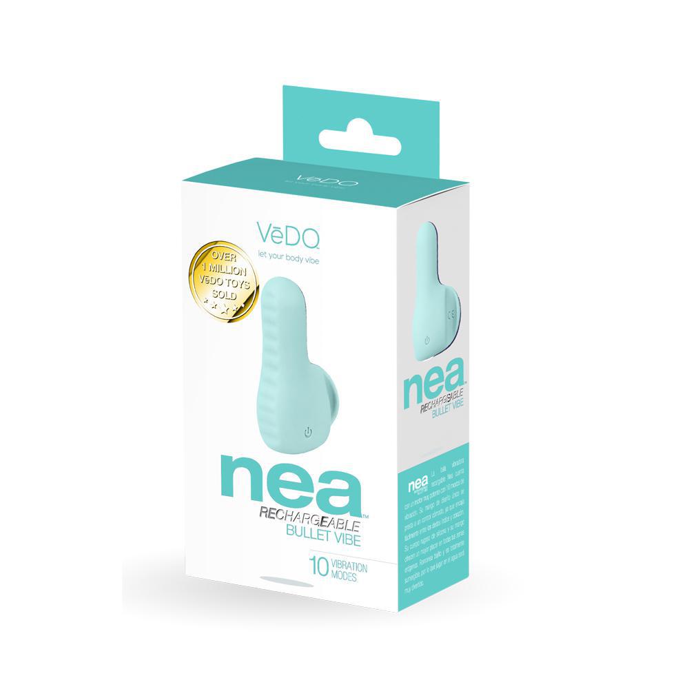 Nea Rechargeable Finger Vibe Tease Me Turquoise