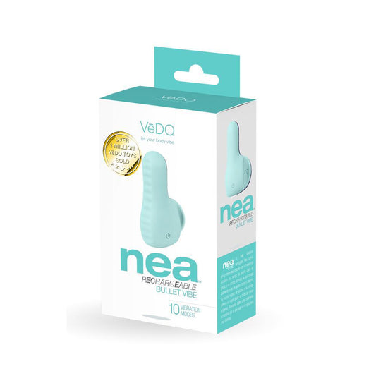 Nea Rechargeable Finger Vibe Tease Me Turquoise