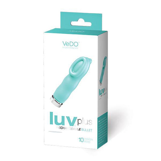 Vedo LuvPlus Rechargeable Vibe Tease Me Turquoise