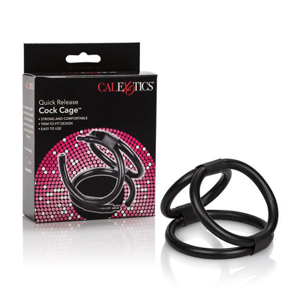 Quick Release Cock Cage Black