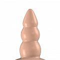 Buttplug - Rubber - 5 Inch - Model 6 - Flesh