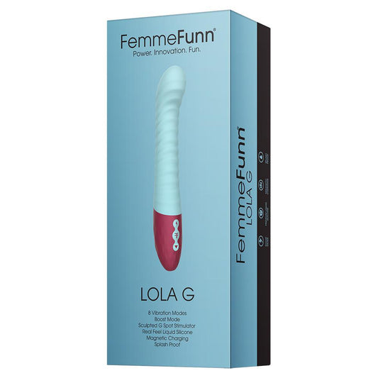 Femme Fun LOLA G - DOUBLE LAYERD G  SPOT - LIGHT BLUE