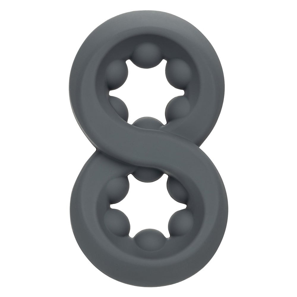 Alpha Liquid Silicone Beaded Crazy-8 Ring