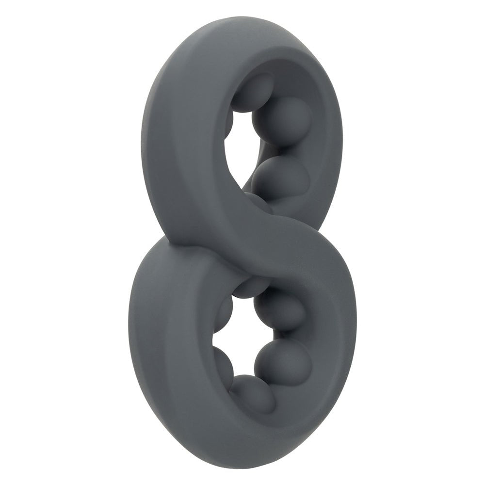 Alpha Liquid Silicone Beaded Crazy-8 Ring