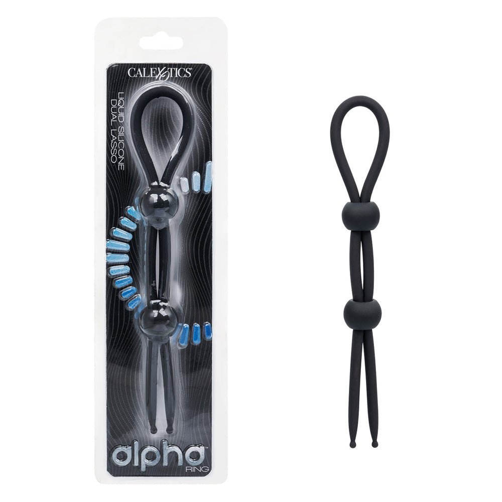 Alpha Liquid Silicone Dual Lasso Black