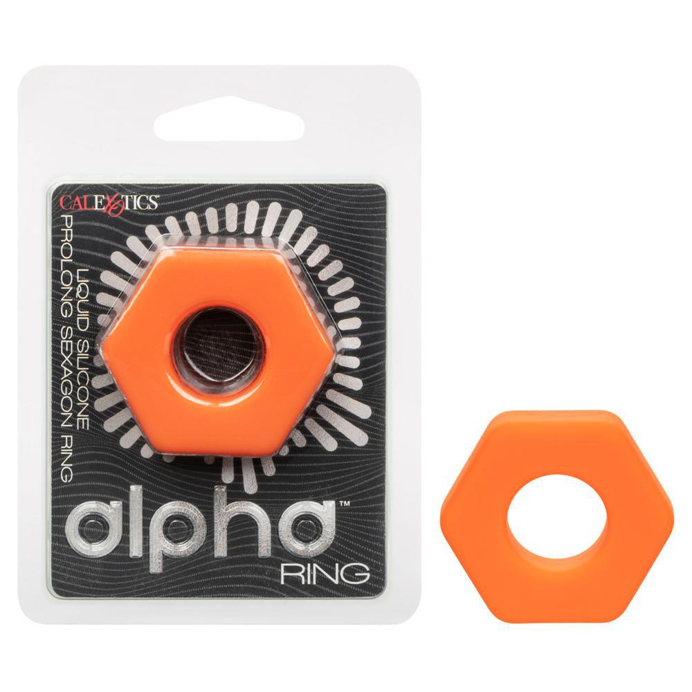 Alpha Liquid Silicone Prolong Sexagon Ring - Temptations