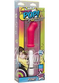 AMERICAN POP POW! 10 FUNCTION SILICONE VIBRATOR PINK - Temptations