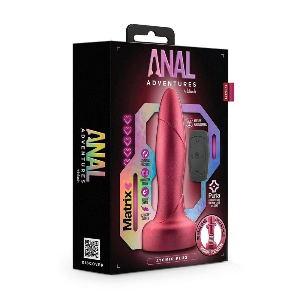 Anal Adventures Matrix Atomic Plug Martian Wine - Temptations