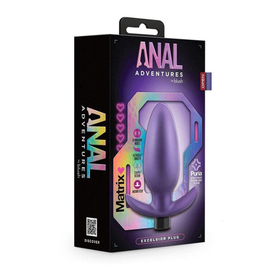 Anal Adventures Matrix Excelsior Plug Astro Violet - Temptations