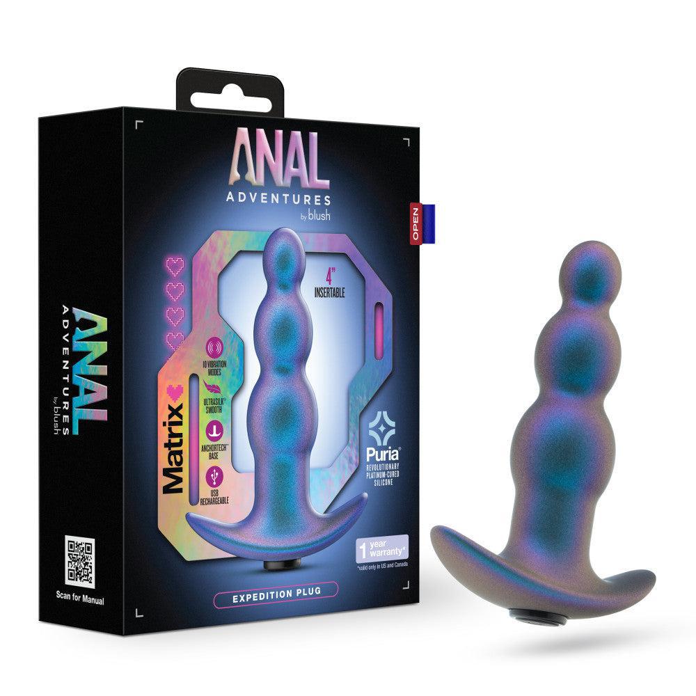 Anal Adventures Matrix Expedition Plug Lunar Blue - Temptations