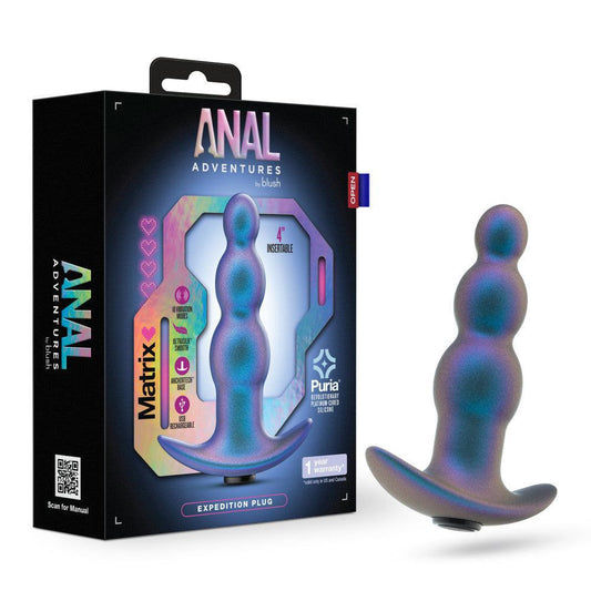 Anal Adventures Matrix Expedition Plug Lunar Blue - Temptations