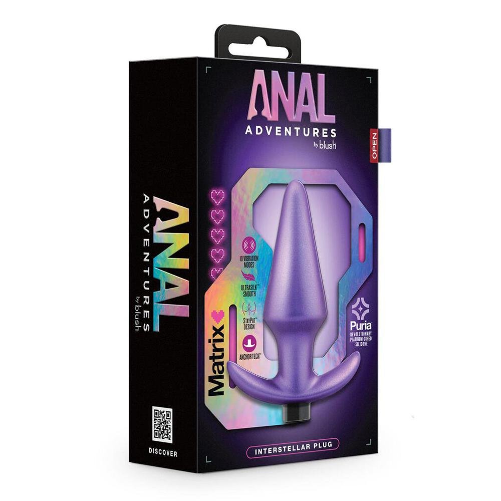 Anal Adventures Matrix Interstellar Plug Astro Violet - Temptations