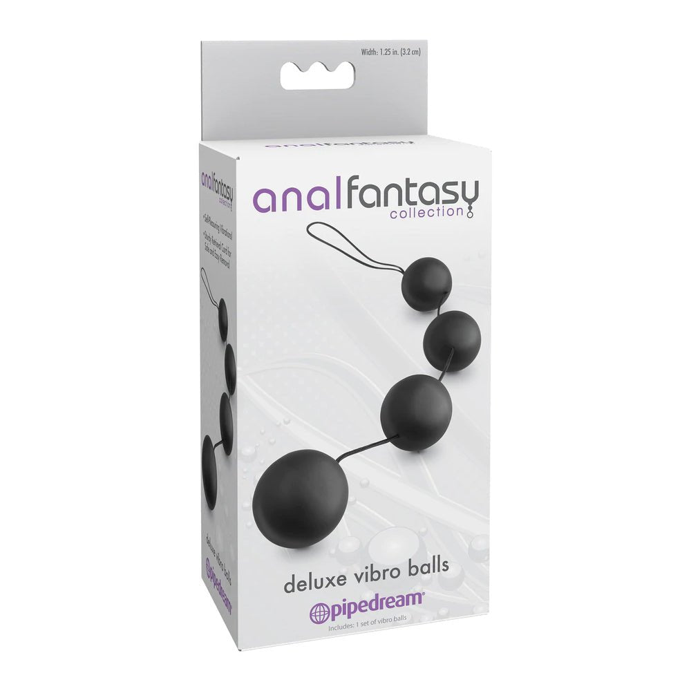 Anal Fantasy Collection Deluxe Vibro Balls Black