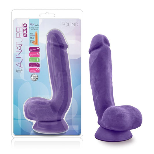 Au Naturel Bold Pound 8.5" Dildo Purple