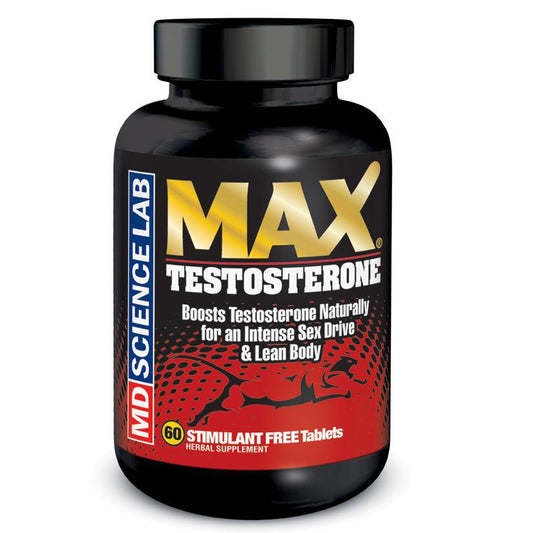 MAX Testosterone-60 Count Bottle