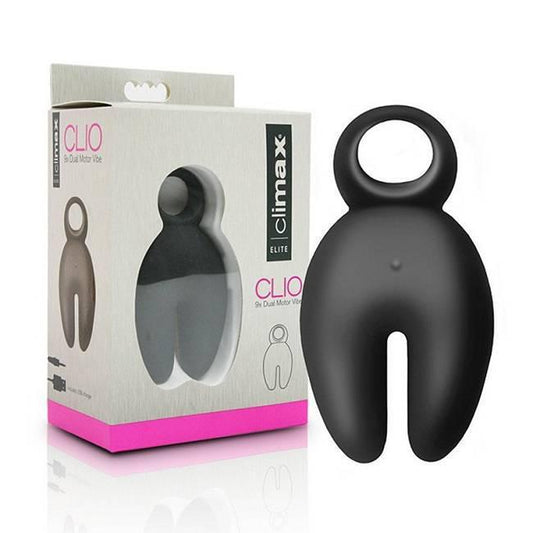 CLIMAX ELITE CLIO 9X DUAL-MOTOR VIBRATOR BLACK