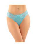 Cassia Crotchless Panty Turquoise L/Xl