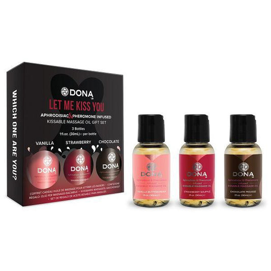 Dona Let Me Kiss You Massage Gift Set