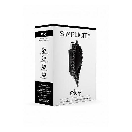 Simplicity Eloy Bullet Vibrator Black