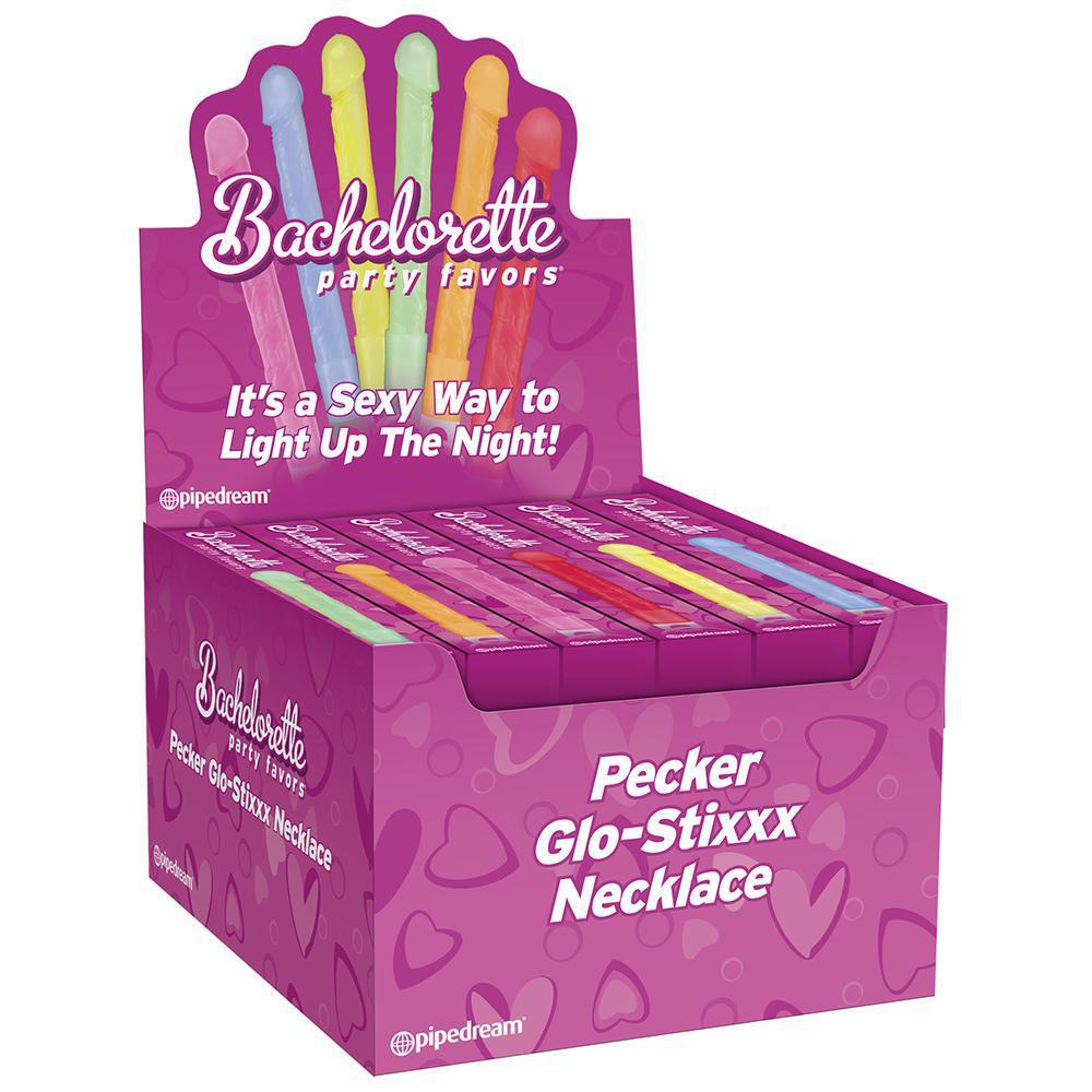 Bachelorette Glow Sticks Necklace Party Favors - Temptations