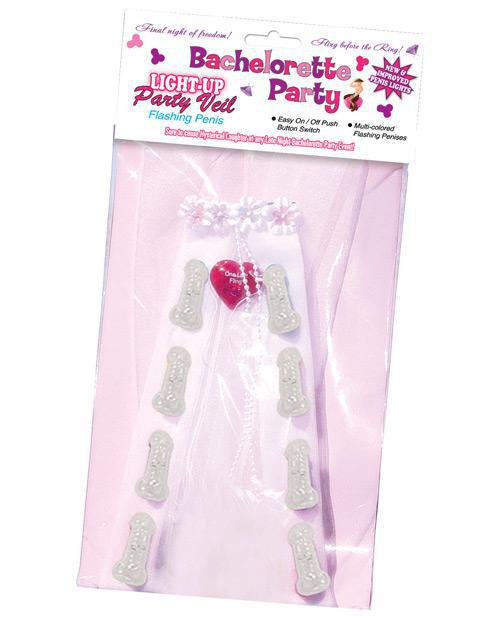 Bachelorette Light Up Flashing Party Veil - Temptations