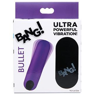 Bang Vibrating Bullet With Remote Control - Purple - Temptations