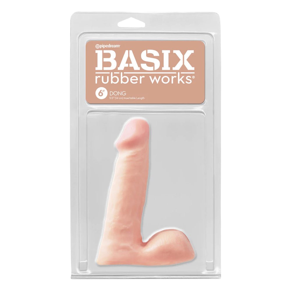 Basix Rubber Works 6" Dong Flesh