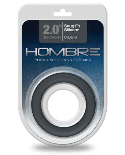 HOMBRE SNUG-FIT SILICONE C-BAND CHARCOAL