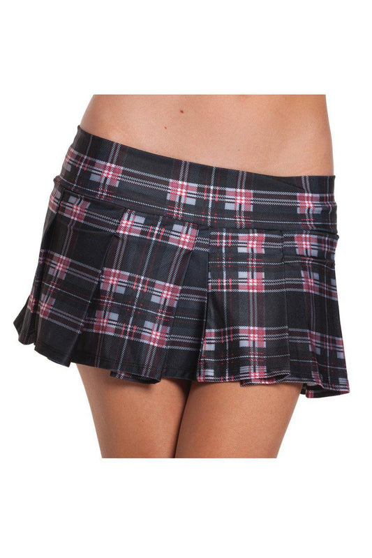 Be Wicked BW830BK School Girl Skirt - Black - Temptations
