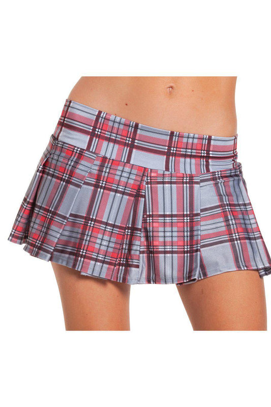 Be Wicked BW830GY Schoolgirl skirt - Temptations