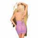 Bedtime Story Mini Dress With Thong, 2 Pieces Purple - Temptations