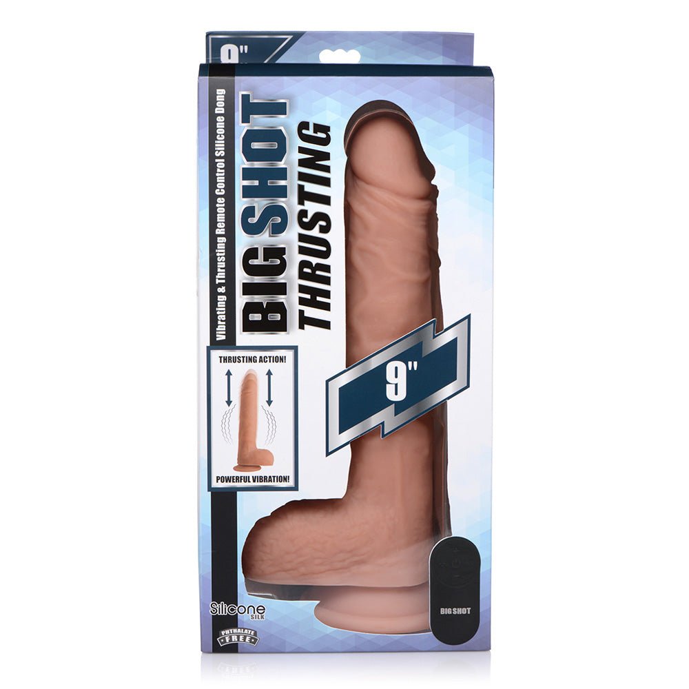 Big Shot 9" Silicone Thrusting Dildo