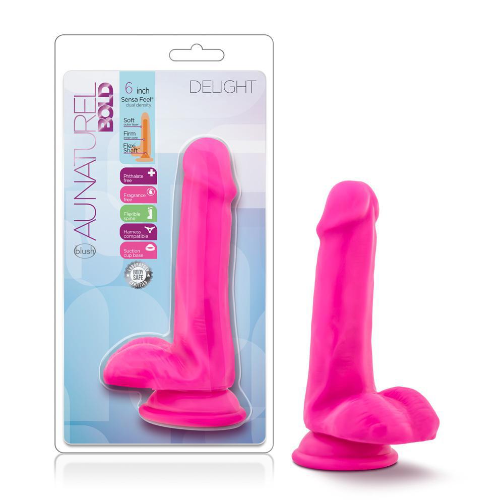 Blush Au Naturel Bold Delight 6" Dildo Pink - Temptations