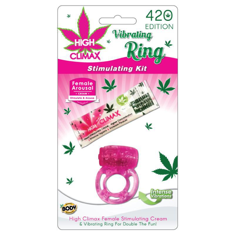 Body Action High Climax Vibrating Ring Stimulating Kit - Temptations