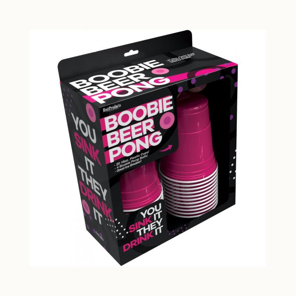 Boobie Beer Pong w/Cups & Boobie Balls - Temptations