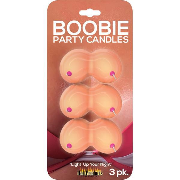 Boobie Party Candles 3Pk - Temptations