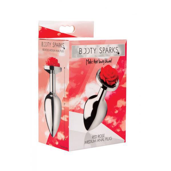 Booty Sparks Red Rose - Medium Anal Plug - Temptations