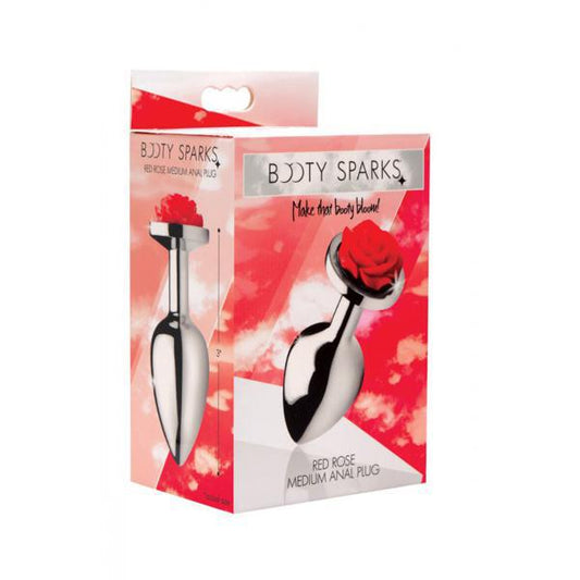 Booty Sparks Red Rose - Medium Anal Plug - Temptations
