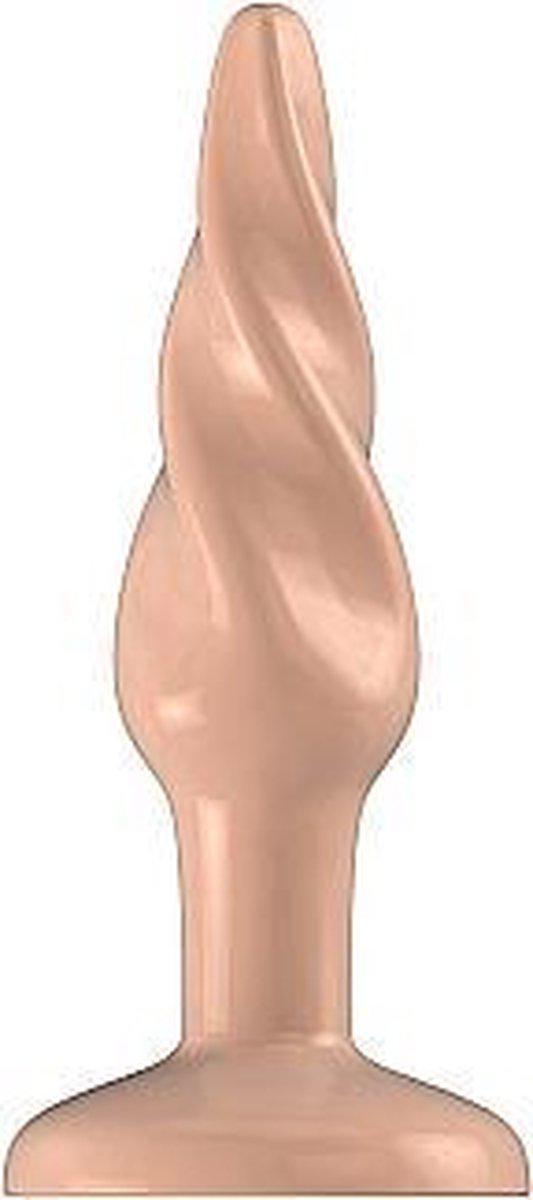 Buttplug - Rubber - 4 Inch - Model 3 - Flesh - Temptations