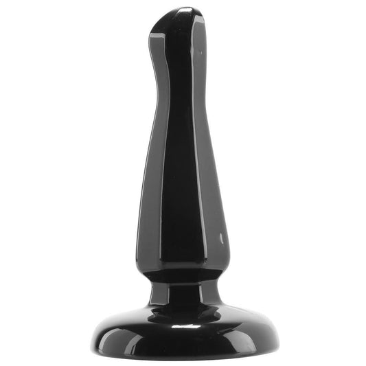 Buttplug - Rubber - 6 Inch - Model 3 - Black - Temptations