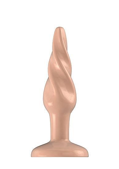 Buttplug - Rubber - 6 Inch - Model 5 - Flesh - Temptations