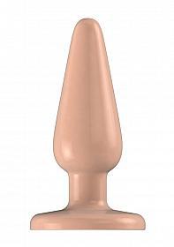 Buttplug - Rubber - 7 Inch - Model 1 - Flesh - Temptations