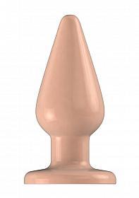 Buttplug - Rubber - 7 Inch - Model 2 - Flesh - Temptations