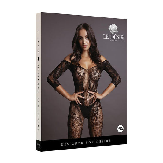 Le Desir Lace Sleeved Bodystocking