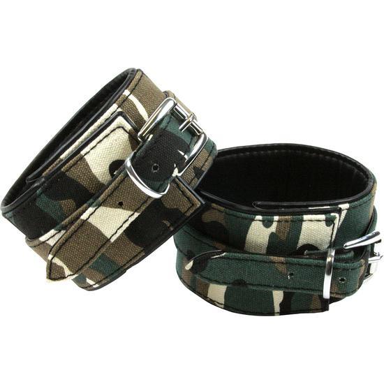 Kinky Camo Ankle Cuffs