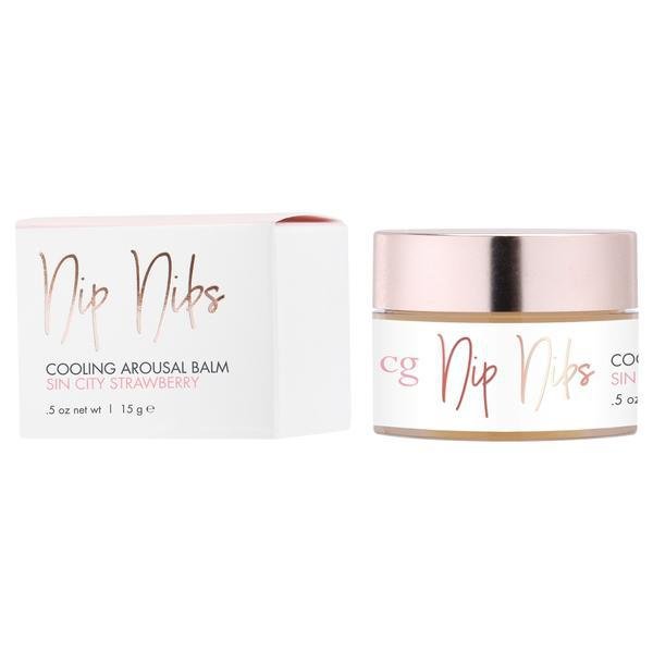 CG Nip Nibs Cooling Arousal Balm Sin City Strawberry 0.5 oz. - Temptations