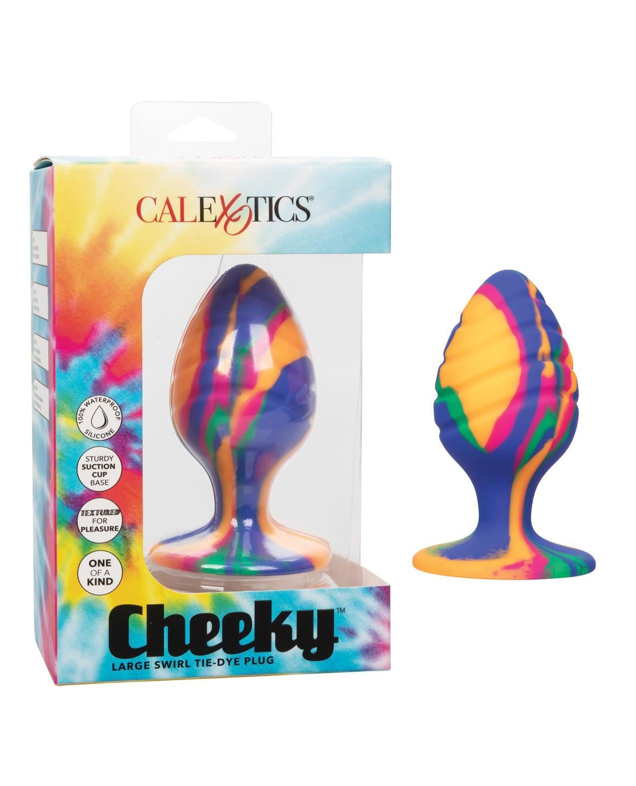CHEEKY LARGE SWIRL TIE - DYE PLUG - Temptations