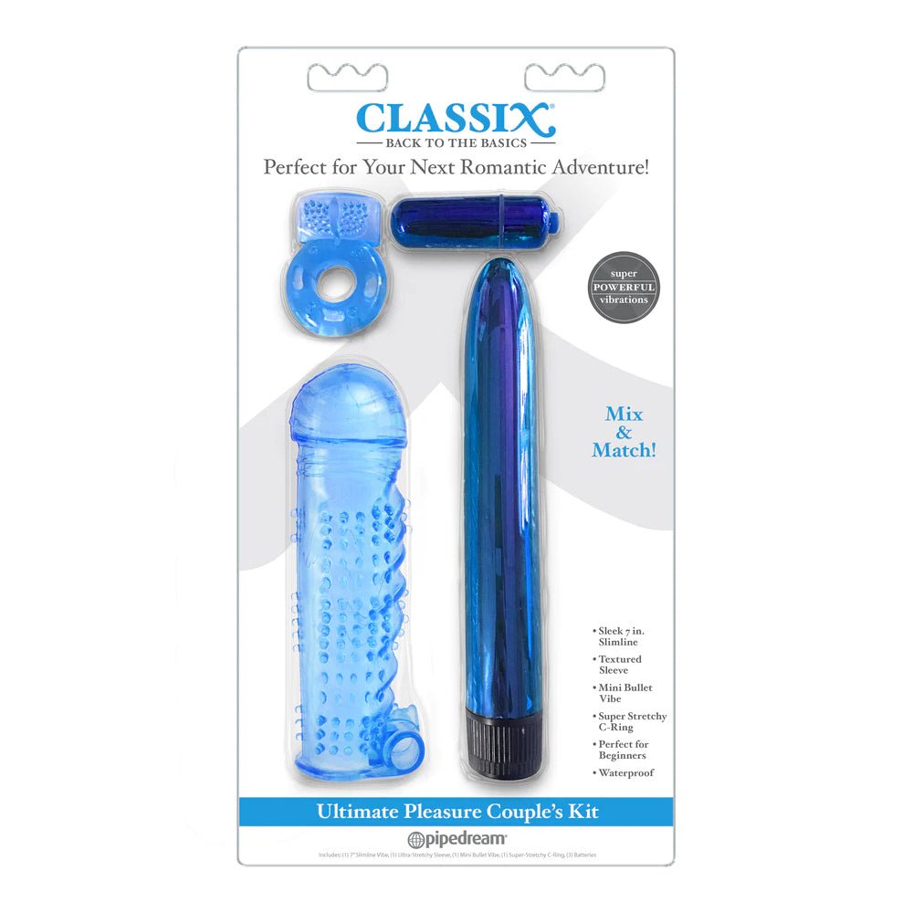 Classix Ultimate Pleasure Couples Kit Blue