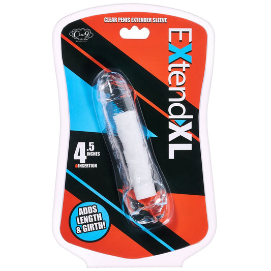 Cloud 9 Clear Penis Sleeve 4-1/2"