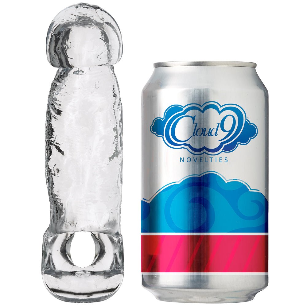 Cloud 9 Clear Round Penis Sleeve 4-1/2"